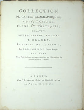 Voyages de la Chine à la côte nord-ouest d'Amérique, faits dans les années 1788 et 1789 Précédé de la relation d'un autre voyage exécuté en 1786 sur ...