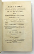 Relation du voyage à la recherche de La Pérouse, fait par ordre de l'Assemblée constituante, pendant les années 1791, 1792, et pendant la 1ère et la 2de année de la République Françoise.
 par LA BILLARDIÈRE, LABILLARDIÈRE (Jacques-Julien Houton de).
 - Image 3