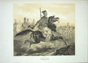 HISTORIQUE, PITTORESQUE ET MONUMENTALE. Recueil de vues, monuments, cérémonies, costumes, armes et portraits dessinés d’après nature, avec texte descriptif des localités, mœurs, usages, jeux et divertissements des habitants de l’Algérie. 
 par BERBRUGGER (Louis-Adrien). 
 - Image 10