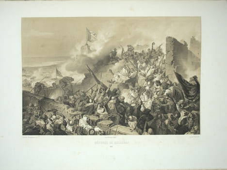 HISTORIQUE, PITTORESQUE ET MONUMENTALE. Recueil de vues, monuments, cérémonies, costumes, armes et portraits dessinés d’après nature, avec texte ...