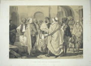 HISTORIQUE, PITTORESQUE ET MONUMENTALE. Recueil de vues, monuments, cérémonies, costumes, armes et portraits dessinés d’après nature, avec texte descriptif des localités, mœurs, usages, jeux et divertissements des habitants de l’Algérie. 
 par BERBRUGGER (Louis-Adrien). 
 - Image 19