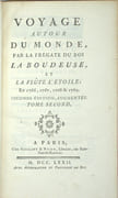 Voyage autour du monde, par la frégate du roi la Boudeuse et la flûte l'Étoile, en 1766, 1767, 1768 et 1769. Seconde édition augmentée. Suivi de Journal d'un Voyage autour du Monde, Fait par MM. Banks & Solander, Anglois, en 1768, 1769, 1770, 1771

 par BOUGAINVILLE, MAGRA, BANKS, SOLANDER 
 - Image 4
