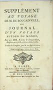 Voyage autour du monde, par la frégate du roi la Boudeuse et la flûte l'Étoile, en 1766, 1767, 1768 et 1769. Seconde édition augmentée. Suivi de Journal d'un Voyage autour du Monde, Fait par MM. Banks & Solander, Anglois, en 1768, 1769, 1770, 1771

 par BOUGAINVILLE, MAGRA, BANKS, SOLANDER 
 - Image 7