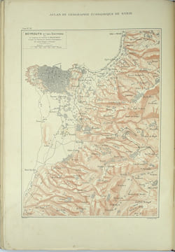 Atlas de géographie économique de SYRIE et du LIBAN. Avant-propos de Monsieur Georges Leygues, député, ministre de la Marine. Géographie historique, ...