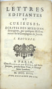 Lettres édifiantes et curieuses, écrites des missions étrangères, par quelques missionnaires de la Compagnie de Jésus.
 par JÉSUITES, Charles le Gobien, Jean-Baptiste du Halde
 - Image 2