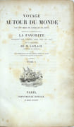 Voyage autour du monde par les mers de l'Inde et de la Chine exécuté sur la corvette de l'État la Favorite pendant les années 1830, 1831, et 1832. par LAPLACE (Cyrille Pierre Théodore). - Image 2