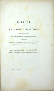 Voyage autour du monde par les mers de l'Inde et de la Chine exécuté sur la corvette de l'État la Favorite pendant les années 1830, 1831, et 1832.
. ...