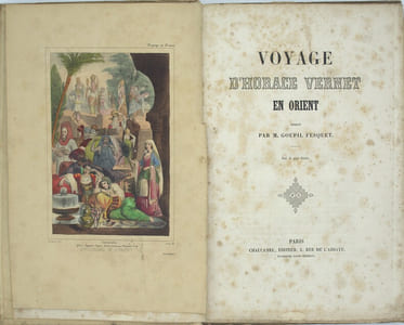 Voyage d'Horace Vernet en Orient. 
