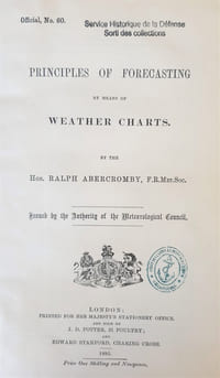 PRINCIPLES OF FORECASTING BY MEANS OF WEATHER CHARTS