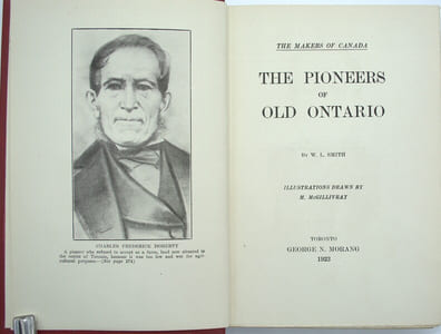 The Makers of Canada, The Pioneers of Old Ontario 
