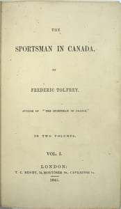 The sportsman in Canada 
