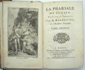 La Pharsale de Lucain traduite en fran&ccedil;ois par M. Marmontel.
. LUCAIN, MARMONTEL (Jean-Fran&ccedil;ois, traducteur)
