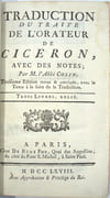 Traduction du Traité de l'Orateur de Cicéron, avec des Notes par M. l'Abbé Colin
 par CICÉRON, COLIN (Abbé Hyacinthe)
 - Image 2