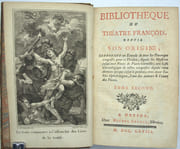Bibliothèque du théatre françois depuis son origine. 
 par LA VALLIÈRE (Louis-César duc de)
 - Image 3