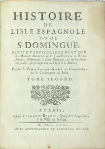 Histoire de l’isle Espagnole ou de S. Domingue. 
