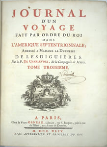 Histoire et Description Générale de la Nouvelle France, avec Le Journal Historique d'un Voyage fait par ordre du Roi dans l'Amérique Septentrionale. Tome 3 seul
