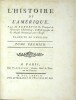 L'Histoire de l'Am&eacute;rique. 
. ROBERTSON (William). 
