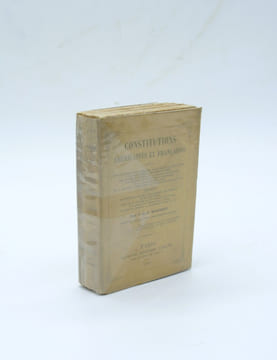 Constitutions américaines et françaises suivies d'un règlement parlementaire, des traités de 1814 et 1815, des causes de la Révolution de 1848, des ...