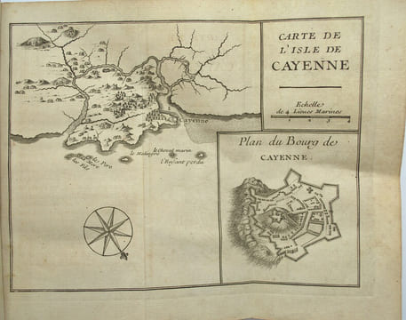 Nouvelle relation de la France équinoxiale, contenant la description des côtes de la Guiane ; de l'Isle de Cayenne ; le commerce de cette colonie ; ...