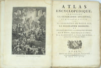 Atlas Encyclopédique contenant la géographie ancienne et quelques cartes sur la géographie du Moyen-Age, la géographie moderne et les cartes relatives à la géographie physique par M. BONNE et M. DESMARET.