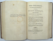 « Des Colonies, et particulièrement de celle de Saint-Domingue… », précédé de « Histoire du Général Moreau, … », de « Campagne de Moscow en 1812, …, 5ème édition » et suivi de « Campagne de Paris en 1814, ..., 5ème édition »

 par MALENFANT, GIRAUD, CHATEAUNEUF, DURDENT 
 - Image 6