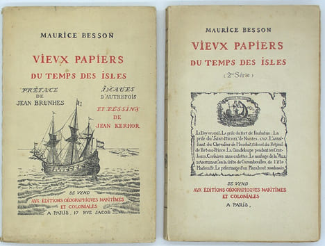 Vieux papiers du temps des Isles, 1ère & 2nde partie
. BESSON Maurice