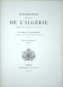 Exploration scientifique de l'Algérie : Pendant les années 1840, 1841, 1842...Sciences Physiques, Zoologie, Histoire Naturelle Des Animaux Articulés.