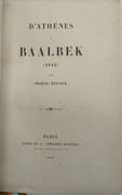 D'Athènes à Baalbek (1844).
 par REYNAUD (Charles).

 - Image 3