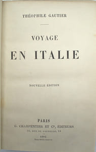 Voyage en Italie, Constantinople, L'Orient 
