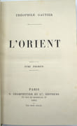Voyage en Italie, Constantinople, L'Orient 
 par GAUTIER (Th.) 
 - Image 4