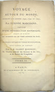 Voyage autour du monde, pendant les années 1790, 1791, et 1792, précédé d’une introduction historique ; auquel on a joint des recherches sur les terres australes de Drake, et un examen critique du voyage de Roggeween…..
 par MARCHAND (Étienne). FLEURIEU (Ch. Claret de, éditeur)
 - Image 3