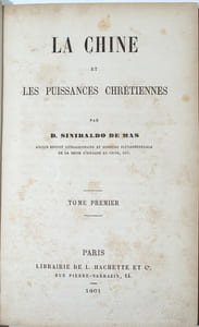 La Chine et les puissances chrétiennes. 
