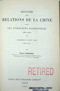 Histoire des Relations de la Chine avec les Puissances Occidentales 1860-1900, l’empereur T’oung-Tché par CORDIER (Henri) - Image 2