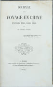 Journal d'un voyage en Chine en 1843-1846, Tome 2 seul
 par ITIER (Jules)
 - Image 2