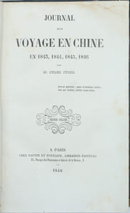 Journal d'un voyage en Chine en 1843-1846, Tome 2 seul