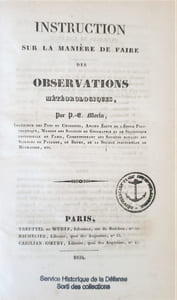 INSTRUCTION SUR LA MANIERE DE FAIRE DES OBSERVATIONS METEOROLOGIQUES