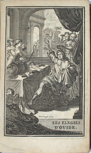Les Élégies amoureuses d'Ovide. Traduites en françois, divisées en trois livres. Nouvelle édition augmentée et embellie de figures. 
