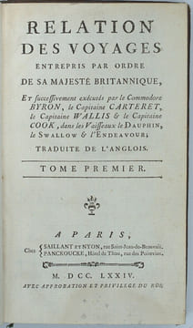 Collection des trois voyages
Relation des voyages, pour faire des découvertes dans l'hémisphère méridional, et successivement exécutés par le ...