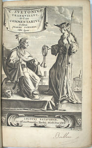 C. Suetonius Tranquillus, Et in cum commentarius, exhibente Joanne Schildio. Editio quarta. 
