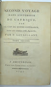 Second voyage dans l'intérieur de l'Afrique par le Cap de Bonne-Espérance, dans les années 1780, 81, 82, 83, 84 & 85
 par LEVAILLANT (FRANÇOIS)
 - Image 4