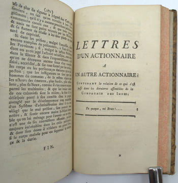 Mémoires de l'abbé Terrai, controlleur-général des finances.
. COQUEREAU (Jean-Baptiste)