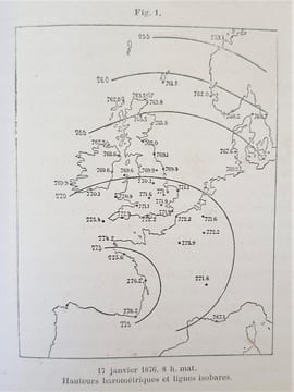 CARTES DU TEMPS ET AVERTISSEMENTS DE TEMPETES. SCOTT