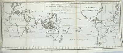 Premier voyage autour du monde par le Chevr. Pigafetta sur l’escadre de Magellan, pendant les années 1519, 20, 21 et 22 ; suivi de l’extrait du Traité de Navigation du même auteur et d’une notice sue le chevalier Martin Behaim avec une description de son Globe Terrestre…
