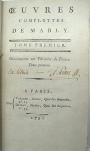 Œuvres complètes de Mably,
