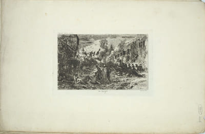 Paris et ses avant-postes pendant le siège de 1870-1871.

