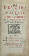 Les Devoirs des maîtres et des domestiques…
 par FLEURY, Claude (1640-1723).
 - Image 2
