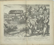 Histoire de la Navigation de Jean Hugues de Linschot aux Indes orientales, contenant diverses descriptions des lieux jusques à present descouverts par les Portugais…Avec les annotations du Docteur B. Paladanus… troixième édition augmentée
 par LINSCHOTEN, Jan Huygen van (1563 - 1611).
 - Image 4