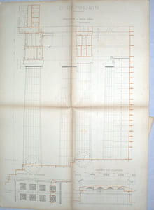 Rapport de M. Lucien Magne à M. le Ministre de l'Instruction publique et des Beaux-Arts sur les Travaux de consolidations du Parthénon. ATLAS SEUL
