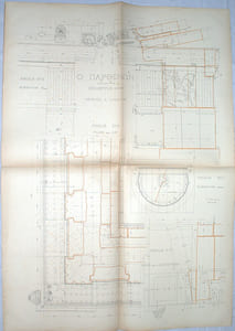 Rapport de M. Lucien Magne à M. le Ministre de l'Instruction publique et des Beaux-Arts sur les Travaux de consolidations du Parthénon. ATLAS SEUL
