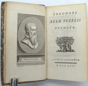 Theodori Bezae Vezelii Poemata, suivi de Marci Antonii Mureti Juvenilia, suivi de Joannis Secundi Hagiensis Juvenilia & Pancharis Joan. Bonefonii Arverni.
 par BEZE (Théodore de), MURET (Marc-Antoine), SECOND (Jean, dit Janus Secundus), BONEFONS (Jean)
 - Image 2